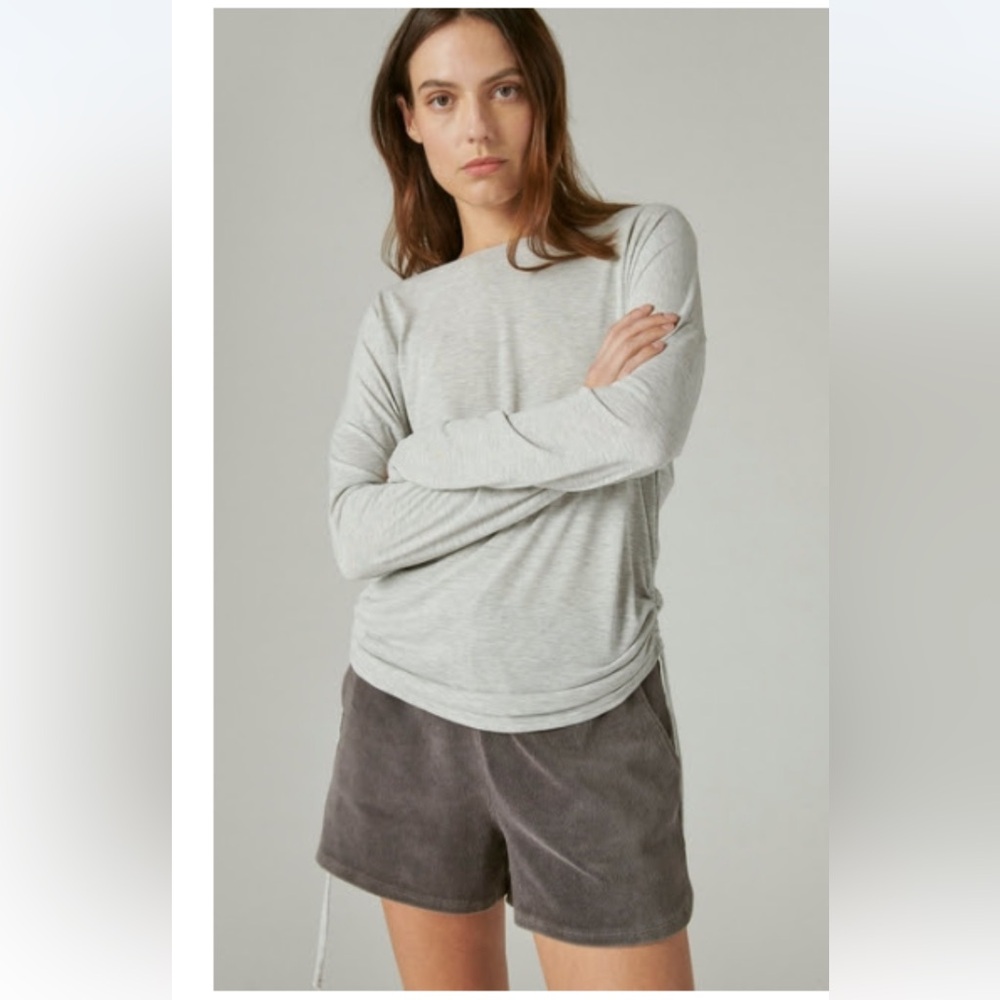 Lucky brand ruched side top